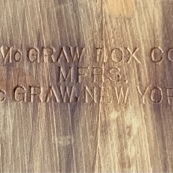 Vintage Mc Grae New York Wooden Box - Picture 9 of 13